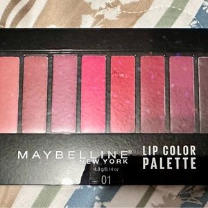 Maybelline New York Lip Color Pallette,